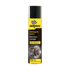Spray nettoyant freins Bardahl pour éliminer efficacement la graisse, l’huile et les résidus sur les freins.